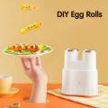 Double-tube Egg Roll Maker Breakfast Omelette Machine Automatic Egg Sausage Machine Egg Cooker Non Stick DIY Cooking Tool 220V. 