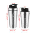 Stainless Steel Protein Shaker Cup Portable Fitness Sports Mug Nutrition Blender Cup Water Bottles Water Cup Portable Shakers. 