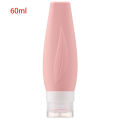 60ml Refillable Toiletries Portable Silicone Travel Bottles Squeezable Shampoo Conditioner Lotion Bottles Camping.