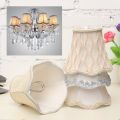 【VisioN Shop】Newest Vintage Small Textured Fabric Chandelier Light Ceiling. 
