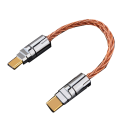 OTG Cable Adapter Type-C to Type-C Cable Double-Headed Headphone Decoding Earphone Sound Card Cable for Huawei/Samsung HiFi.