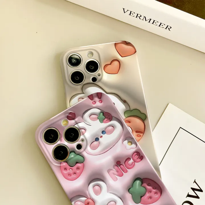 Jizetin%20for%20Realme%208%205G%20Back%20Cover%20Cute%20White%20Rabbit%20Luxury%20Slim%20Hard%20Crashproof%20Mobile%20Phone%20Case%20For%20Boys%20Girls%20-%20Image%208