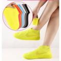 Waterproof Shoes Cover Rain, Waterproof Rain Boots Cover Anti Slip Washable Reusable for Family & Ladies & Men & Children.
