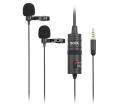 BOYA BY-M1 DM Dual Head Stereo Recording Condenser Microphone. 