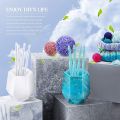 10 Pieces Crochet Hook Resin Mold Knitting Sweaters Tool Silicone Mold with 1 Crochet Needle Storage Holder Mold.