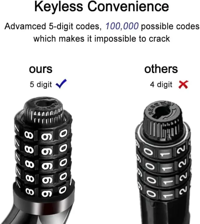 Bicycle%20Lock%20with%205-Digit%20Code,%201.2%20m/4%20ft%20Bicycle%20Lock%20Combination%20Cable%20Lock%20Lightweight%20&%20Security%20Bike%20Chain%20Lock%20for%20Bicycle,%20Mountain%20Bike%20(Black)%20-%20Image%202