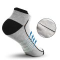 5 Pairs organic cotton men socks thin knit mesh ankle socks summer fitness breathable quick dry short sock for cycling Plus size.