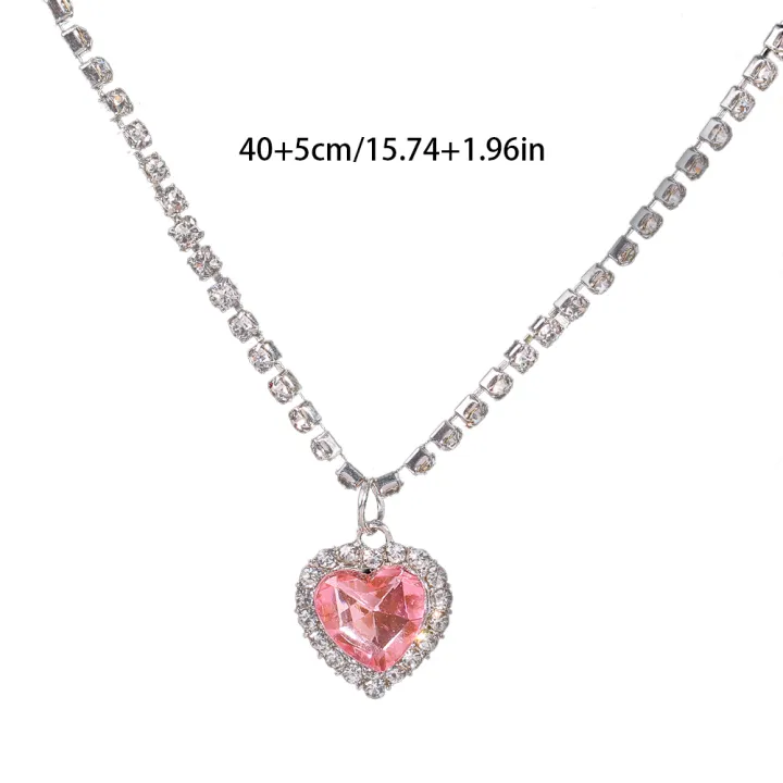 Pink%20Heart%20Pendant%20Necklace%20for%20Women%20Lovers%20Rhinestone%20Clavicle%20Chain%20Choker%20Female%20Cute%20Crystal%20Moonstone%20Jewelry%20Gifts%20-%20Image%208