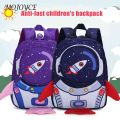 Kids Nylon Casual Backpack Travel Travelling Bags Leisure Cartoon 3D Rocket Children Daily Boys Girls Shoulder School Bag. 