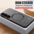 Magnetic For Magsafe Astronaut Case For Samsung Galaxy S23 S22 Ultra S22 Plus S21 S20 FE S24 Ultra Slim Hard PC Back Matte Cover.