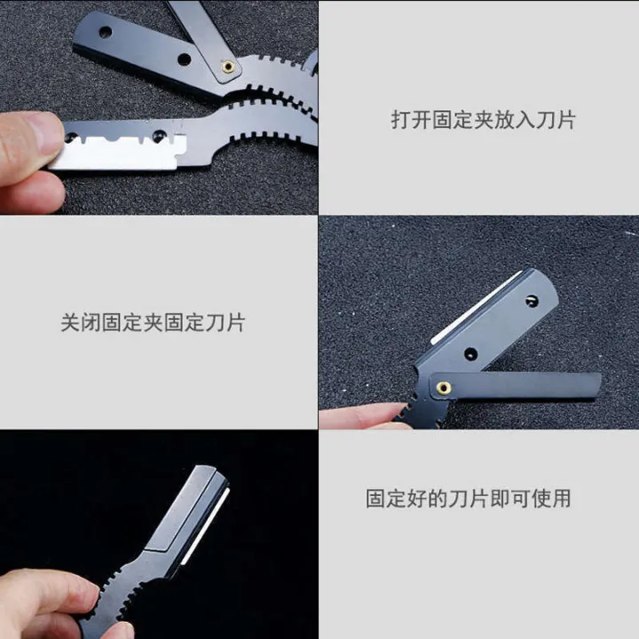 CestoMen%20old%20fashioned%20manual%20ring%20shaving%20knife%20holder%20for%20men's%20grooming%20shaving%20eyebrow%20trimming%20stainless%20steel%20shaver%20-%20Image%204