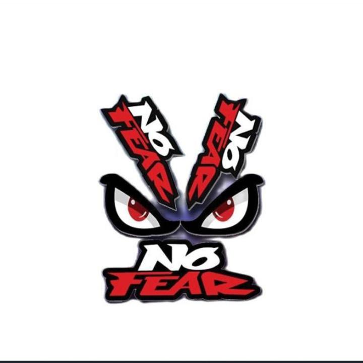 Bike Sticker - No Fear ( Waterproof & Premium quality)