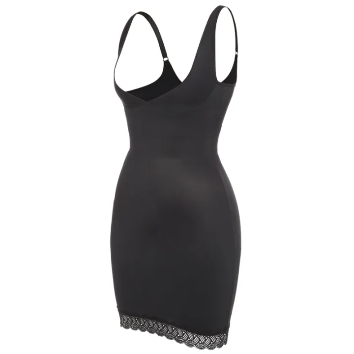 Shapewear%20Slip%20Dress%20for%20Women%20Tummy%20Control%20Camisole%20Full%20Slip%20Under%20Dress%20with%20Lace%20Seamless%20Slimming%20Body%20Shaper%20Long%20Cami%20-%20Image%207
