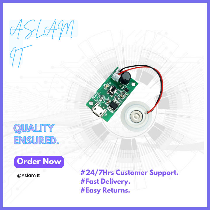 USB Mini Humidifier DIY Kits Mist Maker and Driver Circuit Board