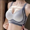 Imported Premium soft stretch comfortable push up sports bra Women-one piece. 