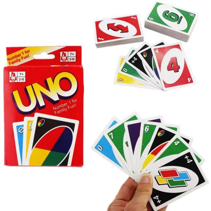 Uno Family Paper Card Game - Multi Color