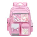 New Elementary School Student Melody School Bag Girls Grade 1-6 Cute Large Capacity Load Reduction Children's Backpack Female 3. 