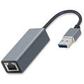 USB Type-c To RJ45 100/1000Mbps Lan Internet Cable Aluminum USB Type C Ethernet Adapter Network Card For MacBook Laptop PC. 
