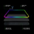 Luminous RGB Mouse Pad Black Thickened Oversized Gaming Keyboard Pad Waterproof Foreign Trade Desk Mat Wholesale. 