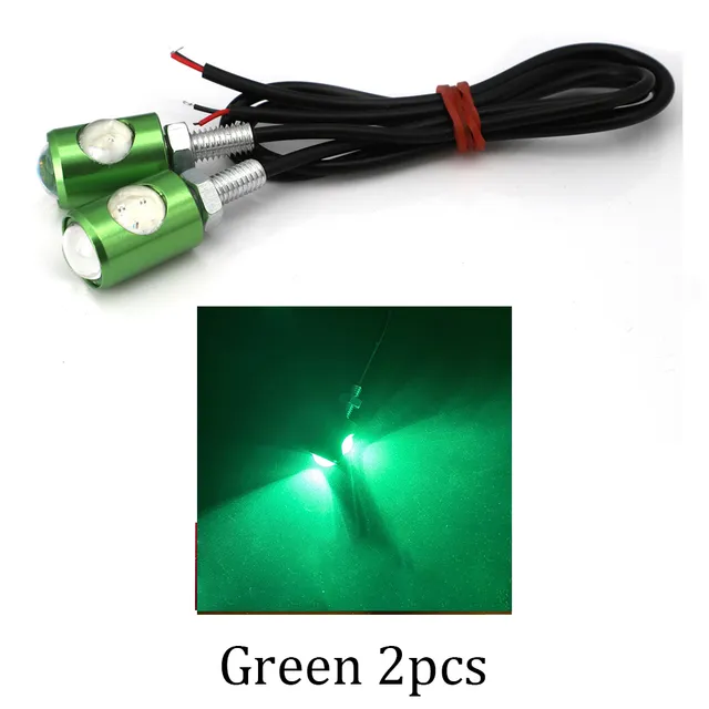 Green%20Perfect%20Led%20eagle%20eye%20light%201.5W%2018/23Mm%2012V%20Red%20Led%20Car%20Fog%20Drl%20Daytime%20Reverse%20Backup%20Parking%20Signal%20-%20Image%203
