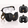 Airpodss Pro 2nd Generation PU Leather Shockproof with Loss Prevention Clip Case Premium Protective Carrying Cover. 
