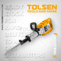 TOLSEN 1700W Demolition Hammer w/ 6pcs Accessories Impact rate: 1650bmp, Impact force: 60J, HEX chuck system Heavy Duty Industrial Grade Model: 88553 - Kings Trading. 