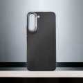 For Samsung Galaxy S22 Plus Ultrathin Leather Grain TPU Design Anti-Fingerprint Protect Cover Phone Cases Mobile Cover-E_Store.
