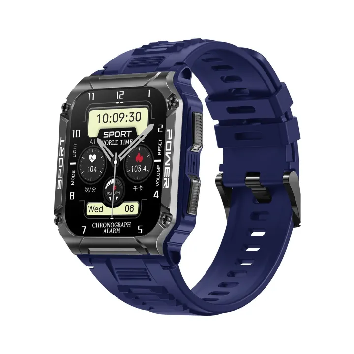 NX6 1.95 inch martwatch BT5.1 IP68 Waterproof Fitness Tracker Compatible for Android iOS