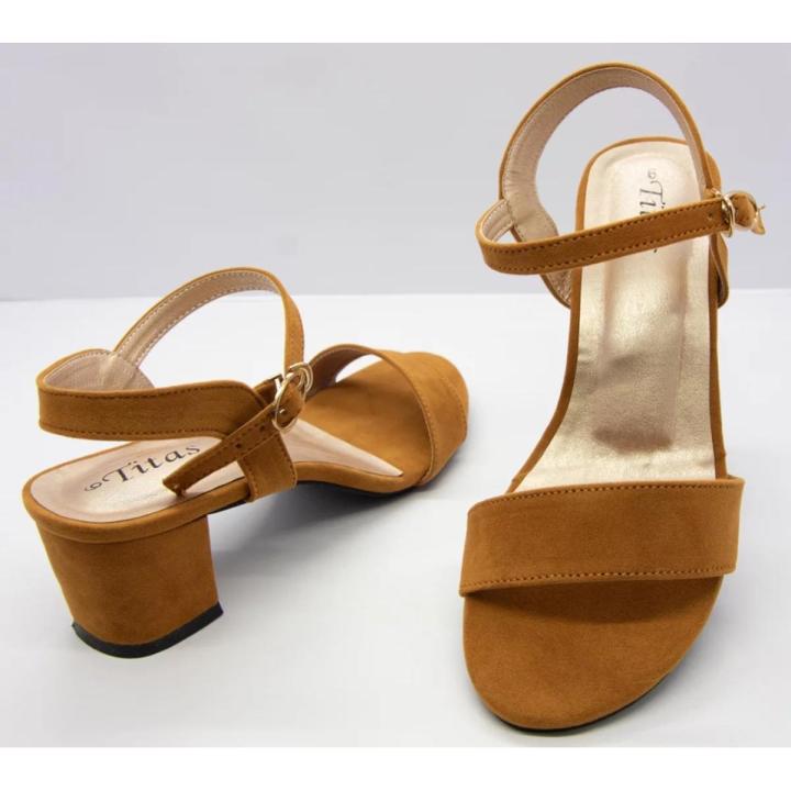 Semi Pencil Heel Handmade Sandals for Women