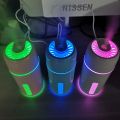 260ML Mini Humidifier USB Ultrasonic Air Humidifier LED Lamp Essential Oil Diffuser Car Purifier Aroma Anion Mist Maker Portable.