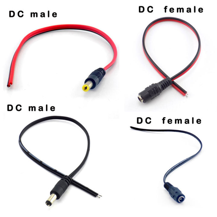 10pcs%2012V%20AC%20DC%20Male%20Jack%20Adapter%20Power%20Cable%20Connectors%20Cords%20DC%20Female%20Wire%20for%20LED%20Strip%20Light%20Lamp%20CCTV%20Camera%20-%20Image%204