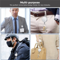 2 Pack 29.5Inch Retractable Badge Holders for Nurse Badge Reel Retractable ID Holders.