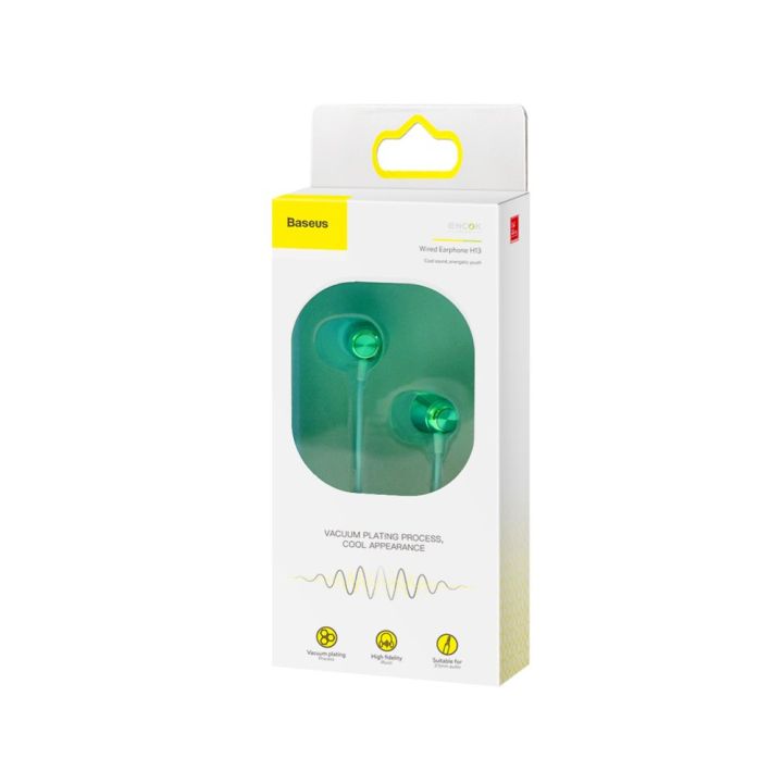 Baseus Encok 3.5 mm Wire Earphone H13 with HiFi Sound Quality