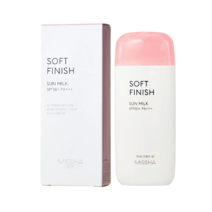 Missha All Around Safe Block Soft Finish Sun Milk SPF50+ PA+++ – 70ml