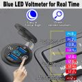 Dual USB Car Charger with Switch for Motorcycle Car Truck.