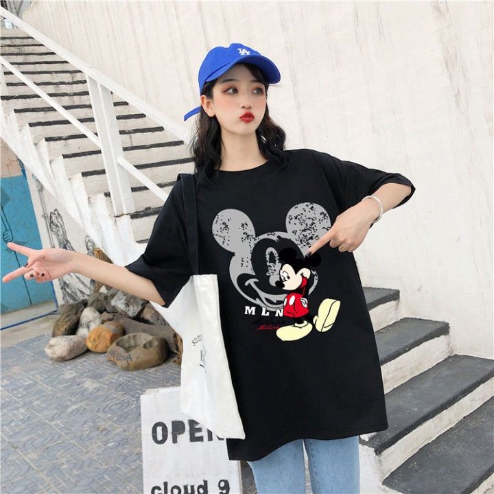 %E3%80%90Plus%20Size/M-5XL/5Colors%20Oversized%20Korean%20Style%20Women%20T-shirt%20Half%20Short%20Sleeves%20BIg%20Loose%20Cute%20Disney%20Mickey%20Printed%20Tee%20Summer%20Maternity%20T-shirt%20Round%20Neck%20Casual%20Top%20100%25%20Fashion%20Fat%20Size%20Medium-Long%20Length%20T-shirt%20-%20Image%209