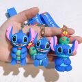 Disney Lilo Stitch Keychain Anime Figure Cute Stitch Keyrings Fashion Couple Bag Ornament Car Key Chain Gifts Accessories. 