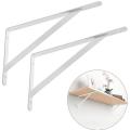 Shelf L Shaped Bracket Wall Mounted Folding Angle Bracket Bench Table Shelf Bracket Furniture Heavy Support Hardware Tool Home. 