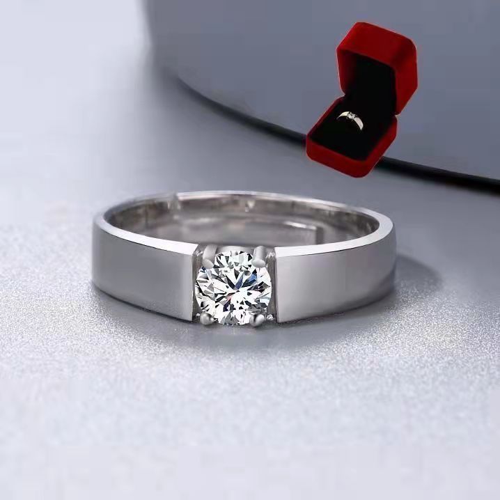 Douyin%20Kuaishou%20Internet%20celebrity%20imitation%20moissanite%20diamond%20ring%20imitation%20diamond%20women's%20light%20luxury%20niche%20high-end%20exquisite%20ring%20comparison%20-%20Image%206