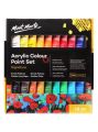 Mont Marte Signature 36ml Acrylic Paint Set - Vibrant 18-Color Non-Toxic & Long-Lasting.