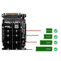 M.2 SSD to U.2 Adapter NGFF SSD to PCI-E U.2 Adapter,Without Shell. 