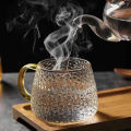 Enjoy Your Hot Beverages With The Heat-Resistant Glass Coffee Mug - Stylish And Functional Drinkware. 