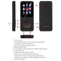 MP3 MP4 Player Bluetooth-Compatible5.0 Music Player Portable HiFi Music Player with E-book/FM Radio/Recording. 