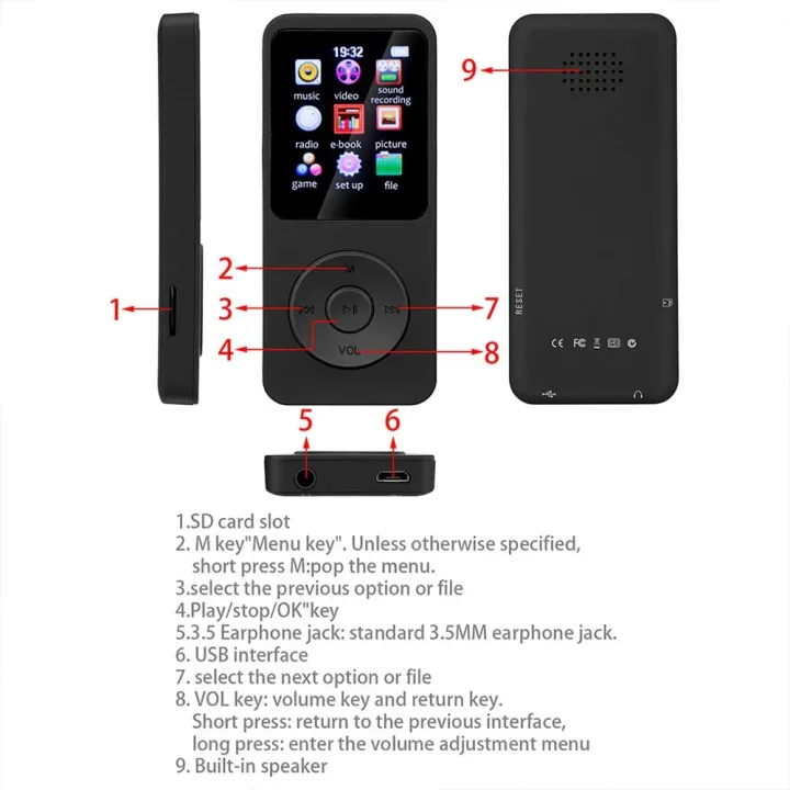 MP3%20MP4%20Player%20Bluetooth-Compatible5.0%20Music%20Player%20Portable%20HiFi%20Music%20Player%20with%20E-book/FM%20Radio/Recording%20-%20Image%206