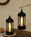 Antique LED Hurricane Lantern Lamp, Wall Hanging Led String Light Holder for Home, Deepavali Pooja Decor, Living Room, Bedroom. 