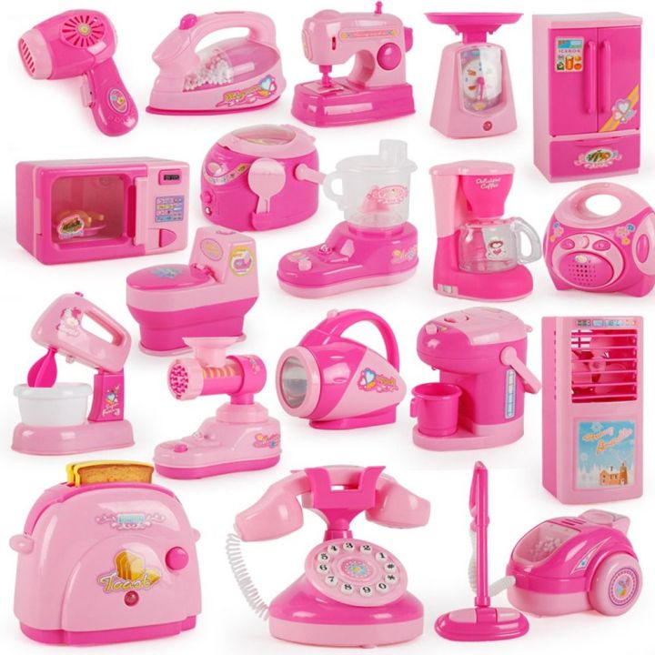 Juicer%20Dispenser%20Coffee%20Machine%20Household%20Appliances%20Toys%20Vacuum%20Cleaner%20Toaster%20Blender%20Pretend%20Play%20Set%20with%20Light%20Cooking%20Kitchen%20Toys%20Boy%20Girl%20-%20Image%205