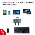 Keyboard And Mouse Converter Bluetooth from Wired to Wireless Adapter Converter,Bluetooth USB Hub(for keyboard mouse).