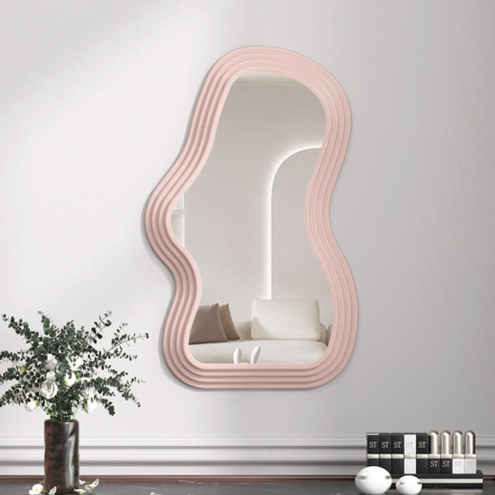 Frameless%20Wall%20Mirror%20Stylish%20Rectangular%20Wall-Mounted%20Bedroom%20Mirror%20Lightweight%20Kawaii%20Bathroom%20Mirror%20for%20Home%20Decor%20Living%20Room%20Accessory%20Beauty%20Routine%20Interior%20Design%20Housewarming%20Gift%20-%20Image%207