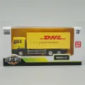 1:64 Express DHL Cargo Truck Model Alloy plastic Toy Car for Kids Gift Collection. 