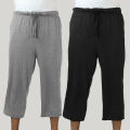Combo - 2pcs Three Quarter Cotton Pant (Genji Fabric) for Men/Women. 